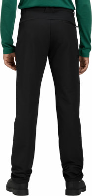 Mann in schwarzer Hose und grünem Langarmshirt, von hinten gesehen. Mann in schwarzer Hose und grünem Langarmshirt, von hinten gesehen.