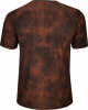 Herren T-Shirt mit kurzen Ärmeln und einem dunklen, lederartigen Muster.
