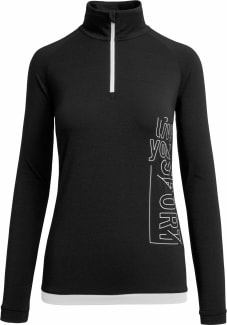 Heartbeat Langarmshirt mit Halfzip