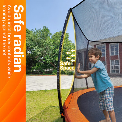 Lejump Outdoortrampolin Flora 4,27m inkl. Sicherheitsnetz und Leiter