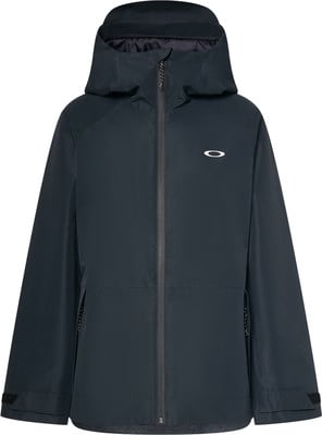 Dunkelblaue Oakley Herrenjacke mit Kapuze und Logo auf der Brust.