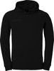 Schwarzer Herren Hoodie mit Kempa-Logo auf der Brust.