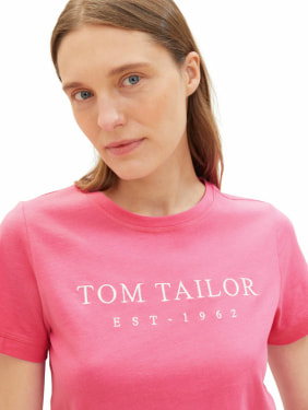 TOM TAILOR Logo Print 1/2 Női póló