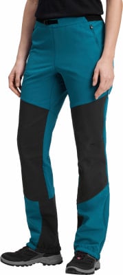 Damen-Sporthose mit schwarzen Einsätzen und verstellbarem Bund.