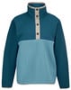 Warme Fleecejacke mit hohem Kragen und Druckknopfleiste.