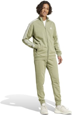 adidas Basic 3-Streifen French Terry Trainingsanzug