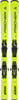Lyže Fischer RC4 RACE s čiernym viazaním a žltou vrchnou vrstvou.