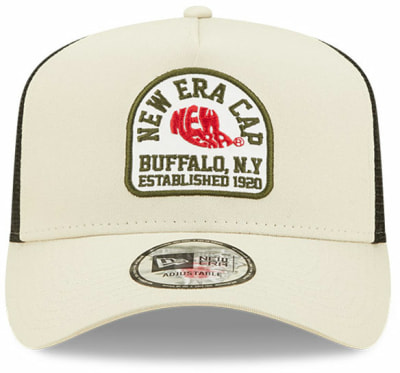 New Era State Patch Green A-Frame Trucker felnőtt baseball sapka