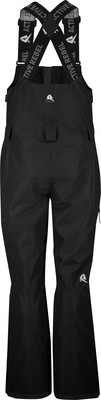 Schwarze Outdoor-Latzhose mit Logo Schwarze Outdoor-Latzhose mit Logo
