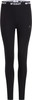 Schwarze Damen-Leggings mit McKinley-Logo auf Bund und Oberschenkel.