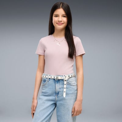 Puma Essential Elevated Rib T-Shirt Puma Essential Elevated Rib T-Shirt