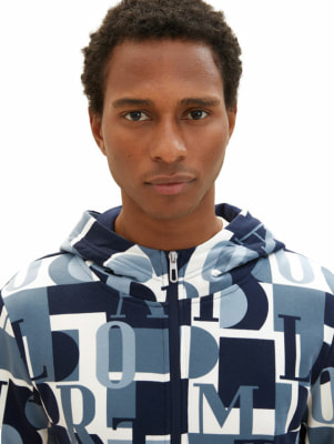 Tom Tailor TOM TAILOR Printed Hoody kapucnis felső