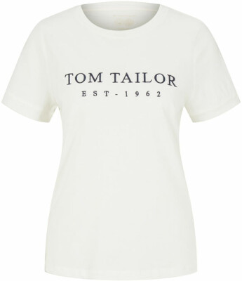Tom Tailor Print Crew Neck női rövid ujjú póló