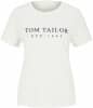 Tom Tailor Print Crew Neck női rövid ujjú póló