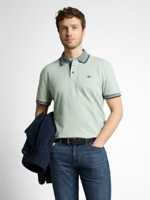 Tom Tailor Printed férfi galléros póló