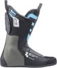 Skischuh mit blauen und schwarzen Details und Graphene Pro Lining Technologie.