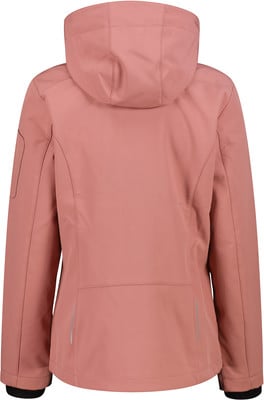 Damen-Pinkjacke mit Kapuze, ideal für Outdoor-Aktivitäten.