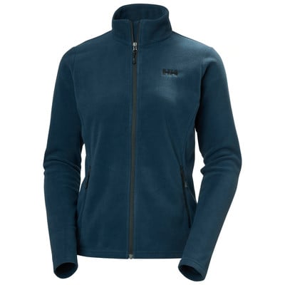 Kék polár pulóver Helly Hansen logóval a mellkasán és cipzárral. Kék polár pulóver Helly Hansen logóval a mellkasán és cipzárral.