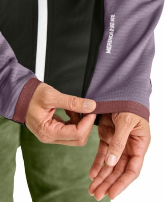 Ortovox Fleece Rib Fleecejacke mit Kapuze