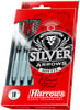 Harrows Silver Arrows Softip Dart-Set mit Chrom-Finish.