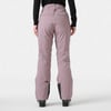 Damen-Skihose in Rosa mit schwarzen Akzenten und HH-Logo.