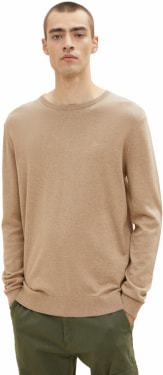 TOM TAILOR Basic Crew Neck pulóver