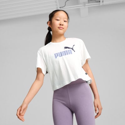 Puma Logo Cropped T-Shirt