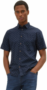 Printed Shirt férfi rövid ujjú ing
