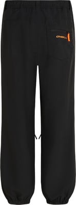 Schwarze Hose mit orangefarbenem O'Neill-Logo auf der Gesäßtasche. Schwarze Hose mit orangefarbenem O'Neill-Logo auf der Gesäßtasche.
