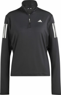 Own the Run langarm Laufshirt mit Halfzip