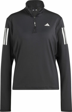 Own the Run langarm Laufshirt mit Halfzip