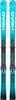 Head Race Ti Skier in Blau mit schwarzen Bindungen.