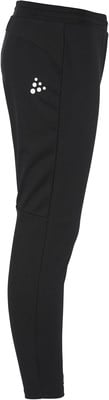 Schwarze Sporthose mit weißem Logo und Netzpaneelen an den Oberschenkeln. Schwarze Sporthose mit weißem Logo und Netzpaneelen an den Oberschenkeln.
