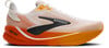 Herren-Laufschuh Brooks Ghost Max mit orange-gelber Sohle.