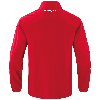 Rote Jacke mit weißem Intersport Pötscher Logo auf dem Rücken.