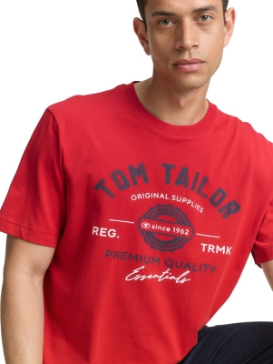 Tom Tailor Logo Tee férfi póló