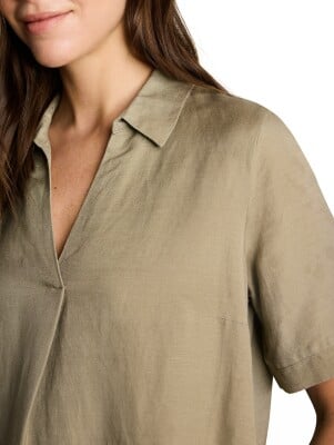 Tom Tailor Linen With Polo női ruha Tom Tailor Linen With Polo női ruha