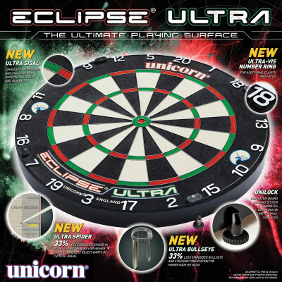 Unicorn Eclipse Ultra Steel Dartscheibe