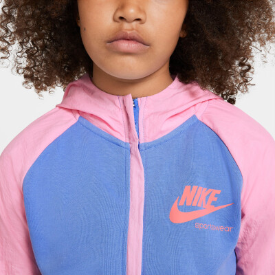 Nike G NSW Heritage FZ lány kapucnis kabát