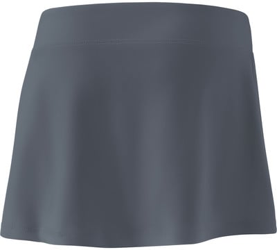 Grauer Faltenrock mit breitem Gummizugbund. Grauer Faltenrock mit breitem Gummizugbund.