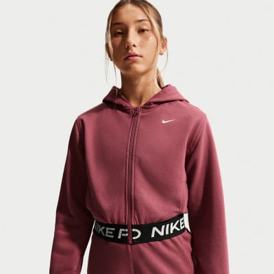 Nike Pro Fleece Dri-FIT Trainingsjacke mit Kapuze Nike Pro Fleece Dri-FIT Trainingsjacke mit Kapuze
