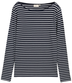 Tom Tailor Striped Boatneck női hosszú ujjú póló