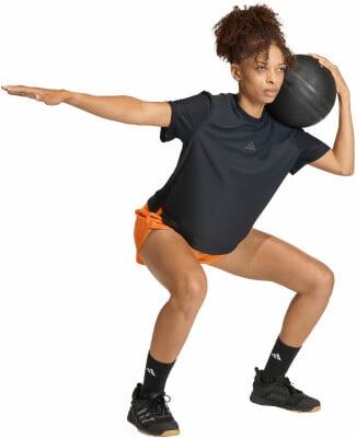 adidas Pacer Workout Woven High Rise Shorts