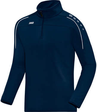 Classico Langarmshirt mit Halfzip