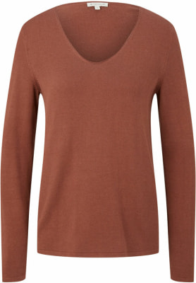 Tom Tailor Basic V-Neck női pulóver