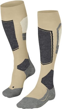 Hohe Damensocken mit Polsterung und atmungsaktiven Zonen.