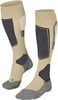 Hohe Damensocken mit Polsterung und atmungsaktiven Zonen.