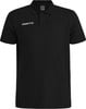 Schwarzes Herren-Poloshirt mit Craft-Logo auf der Brust.