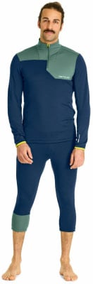 Ortovox Fleece Light Langarmshirt mit Halfzip