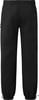 Schwarze Hose mit elastischem Bund und Kordelzug am Beinabschluss.
